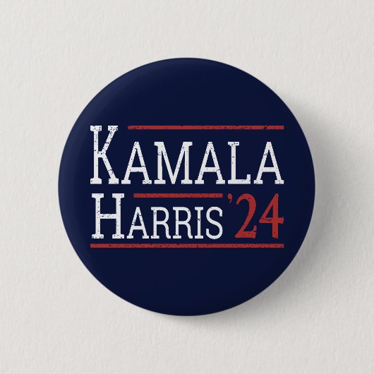 Badge Rond 5 Cm Kamala Harris Election 2024 I (Devant)