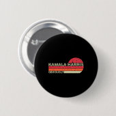 Badge Rond 5 Cm Kamala Harris Évidemment. Harris Évidemment (Devant & derrière)