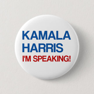 Badge Rond 5 Cm Kamala Harris Je parle !
