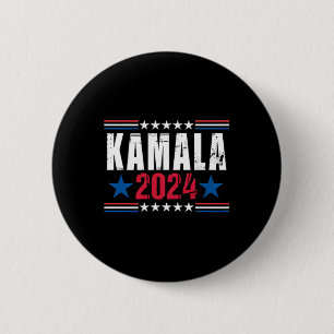Badge Rond 5 Cm Kamala Harris Middle Finger Le Dire À Mon Visage 2