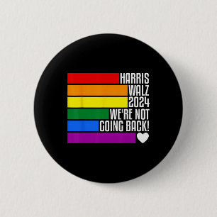 Badge Rond 5 Cm Kamala Harris Tim Wheimer Égalité Lgbtq Président