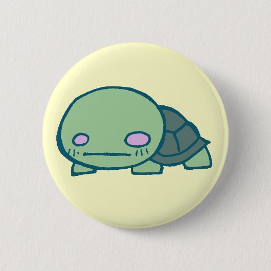 Badge Rond 5 Cm Kamero, la tortue (Devant)
