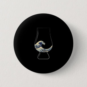 Badge Rond 5 Cm Kanagawa Glencairn Glass