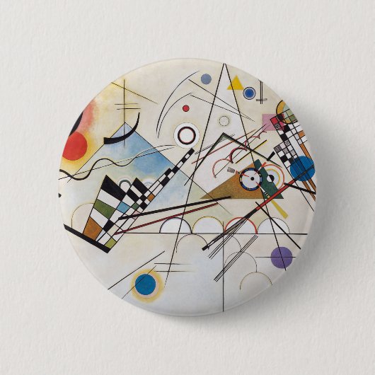 Badge Rond 5 Cm Kandinsky 1923/composition viii/pixdecines (Devant)