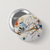 Badge Rond 5 Cm Kandinsky 1923/composition viii/pixdecines (Devant & derrière)