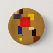 Badge Rond 5 Cm Kandinsky Treize Rectangles peinture Abstraite (Devant)