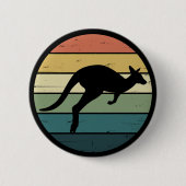Badge Rond 5 Cm Kangaroo (Devant)