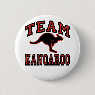 Badge Rond 5 Cm Kangourou d'équipe