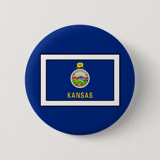 Badge Rond 5 Cm Kansas (Devant)