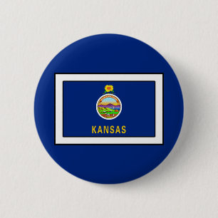 Badge Rond 5 Cm Kansas