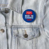 Badge Rond 5 Cm Kansas pour Biden Harris 2020 (En situation)