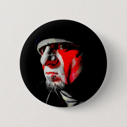 Badge Rond 5 Cm Kaos Anubis Face Button (Devant)