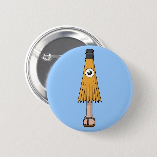 Badge Rond 5 Cm Karakasa-obake (Fantôme des parapluies) (Devant & derrière)