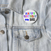 Badge Rond 5 Cm KARAOKE HEUREUX ANNIVERSAIRE POUR MOI ! Personnali (En situation)