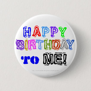 Badge Rond 5 Cm KARAOKE HEUREUX ANNIVERSAIRE POUR MOI ! Personnali
