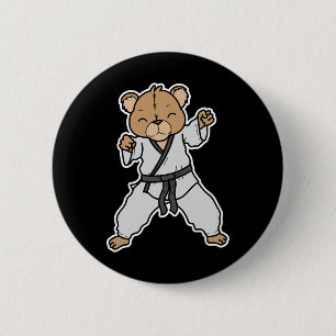 Badge Rond 5 Cm Karaté