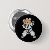 Badge Rond 5 Cm Karaté (Devant & derrière)