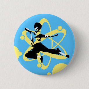 Badge Rond 5 Cm Karaté