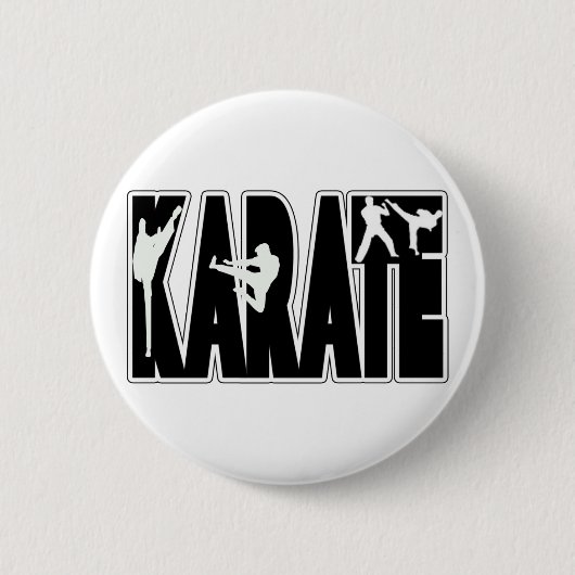 BADGE ROND 5 CM KARATÉ (Devant)