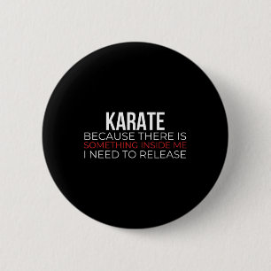 Badge Rond 5 Cm Karate Arts martiaux japonais Shotokan Martial Art