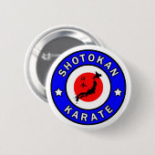 Badge Rond 5 Cm Karaté de Shotokan (Devant & derrière)