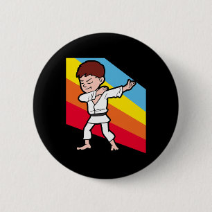Badge Rond 5 Cm Karaté Judo Jujutsu Taekwondo Boxe pieds-poings Da