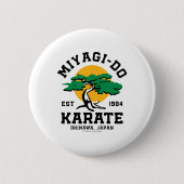 Badge Rond 5 Cm Karate Kid - Miyagi-do (Devant)