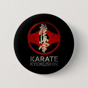 Badge Rond 5 Cm Karate Kyokushin