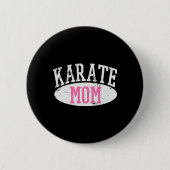 Badge Rond 5 Cm Karate Maman 2 (Devant)
