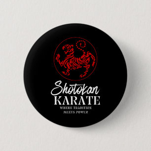 Badge Rond 5 Cm Karaté Shotokan Où La Tradition Rencontre Le Pouvo