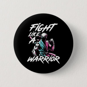 Badge Rond 5 Cm Karate Taekwondo Judo Motivation Jiu Jitsu Grappli