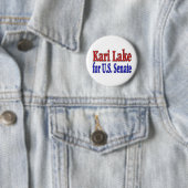 Badge Rond 5 Cm Kari Lake pour le Sénat américain (En situation)