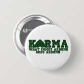 Badge Rond 5 Cm Karma (Devant & derrière)