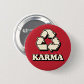 Badge Rond 5 Cm Karma (Devant & derrière)