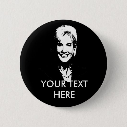BADGE ROND 5 CM KATHLEEN SEBELIUS (Devant)