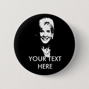 BADGE ROND 5 CM KATHLEEN SEBELIUS