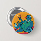 Badge Rond 5 Cm Katie Birdsona Pin (Devant & derrière)