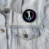 Badge Rond 5 Cm Katie Keller-Nieman Logo Branded Button (En situation)