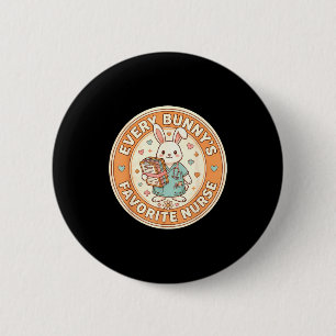 Badge Rond 5 Cm Kawaii chaque nounou préférée de lapin de Pâques m