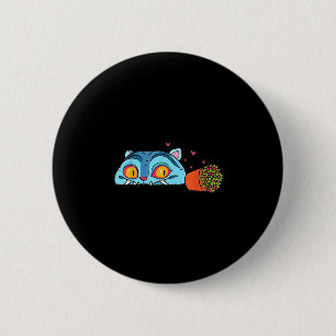 Badge Rond 5 Cm Kawaii Demon Chat Drôle Anime Otaku Japonais