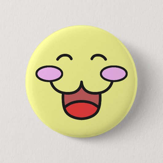 Badge Rond 5 Cm Kawaii font face au bouton 003 (Devant)