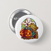 Badge Rond 5 Cm kawaii halloween (Devant & derrière)
