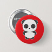 Badge Rond 5 Cm Kawaii Panda (Devant & derrière)