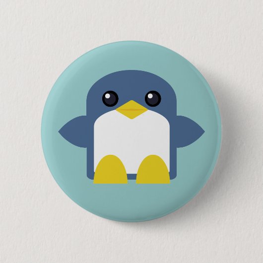 Badge Rond 5 Cm kawaii penguin sueur tweety (Devant)