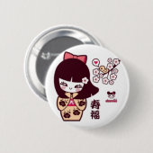 Badge Rond 5 Cm Kawaii peu d'insigne (Devant & derrière)