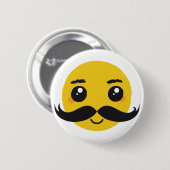Badge Rond 5 Cm Kawaii Smiling (Devant & derrière)