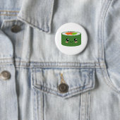 Badge Rond 5 Cm Kawaii Sushi (En situation)