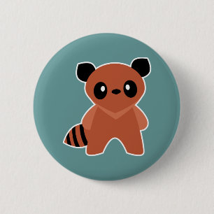 Badge Rond 5 Cm Kawaii Tanuki