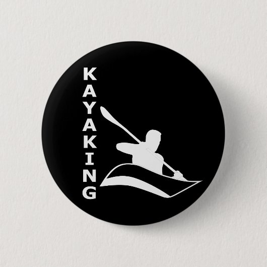 Badge Rond 5 Cm Kayak (Devant)
