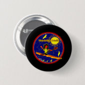 Badge Rond 5 Cm Kayak - c'est comment je roule ! (Devant & derrière)
